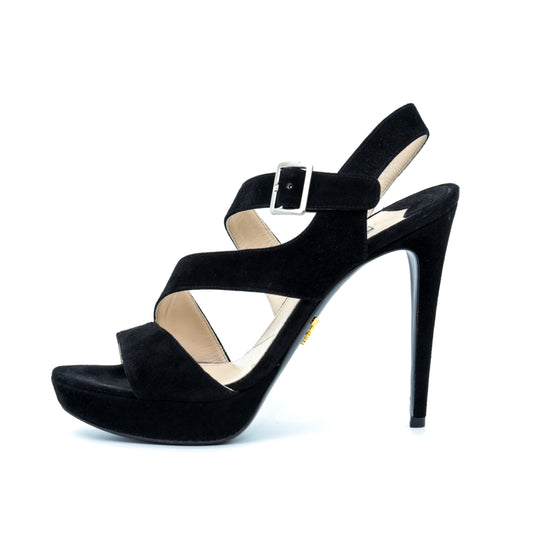 Prada Suede Stilleto Sandals