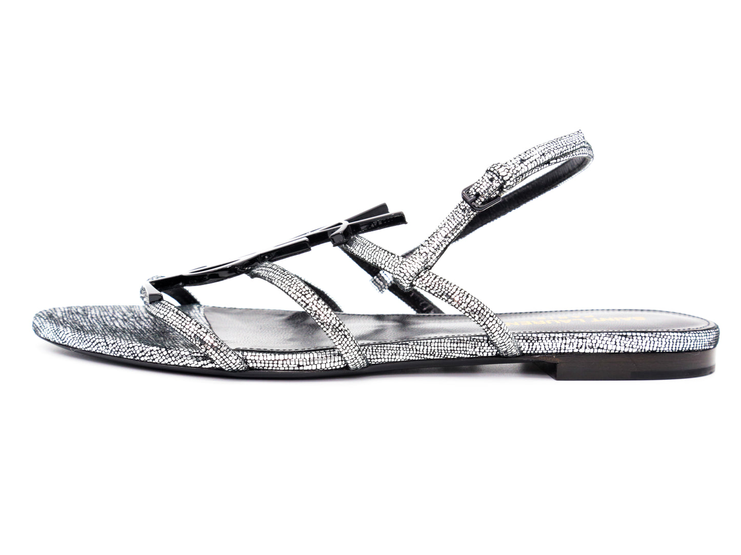 Saint Laurent - YSL Calfskin Cassandra Sandals