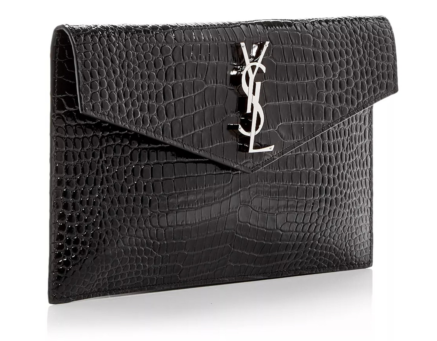 Saint Laurent Uptown Leather Clutch