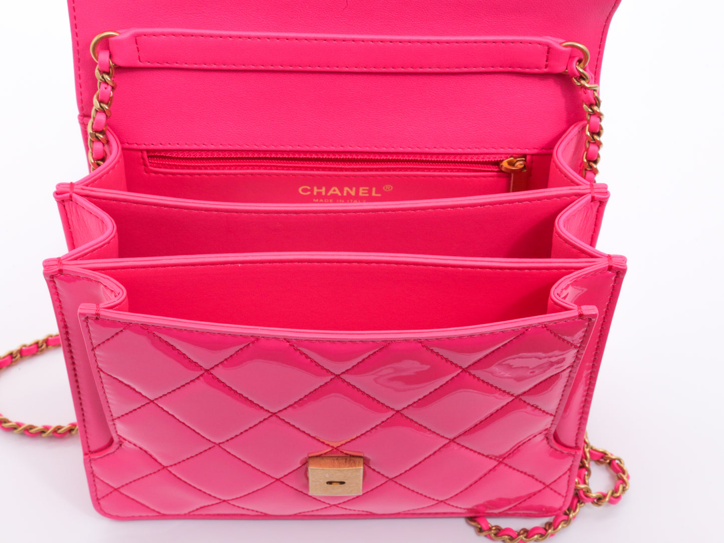 CHANEL Sac Rabat Avec Poignee