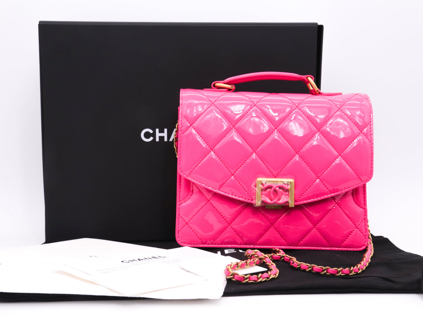 CHANEL Sac Rabat Avec Poignee