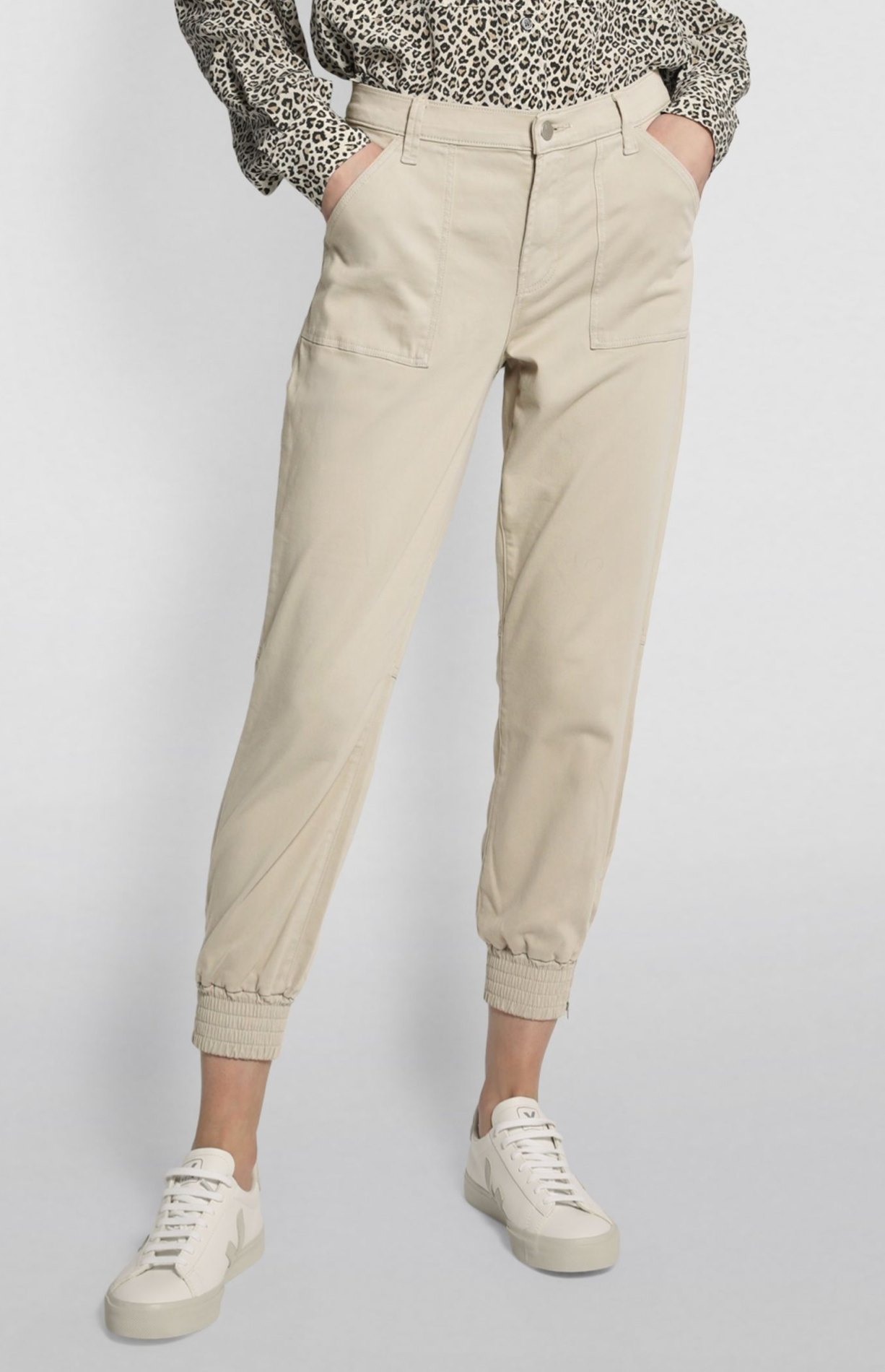 J Brand Arkin Zip Ankle Track Trousers