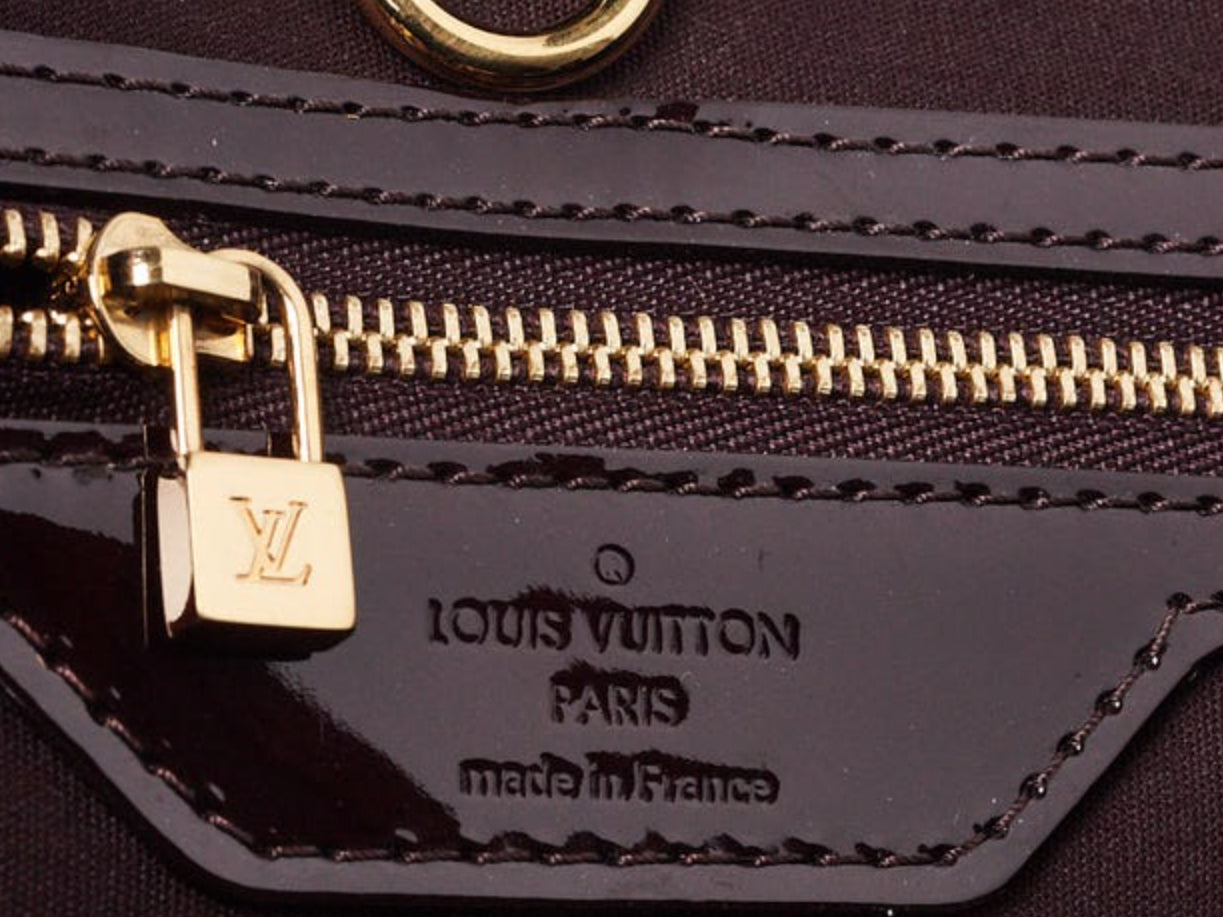 Louis Vuitton Wilshire Handbag Monogram Vernis MM