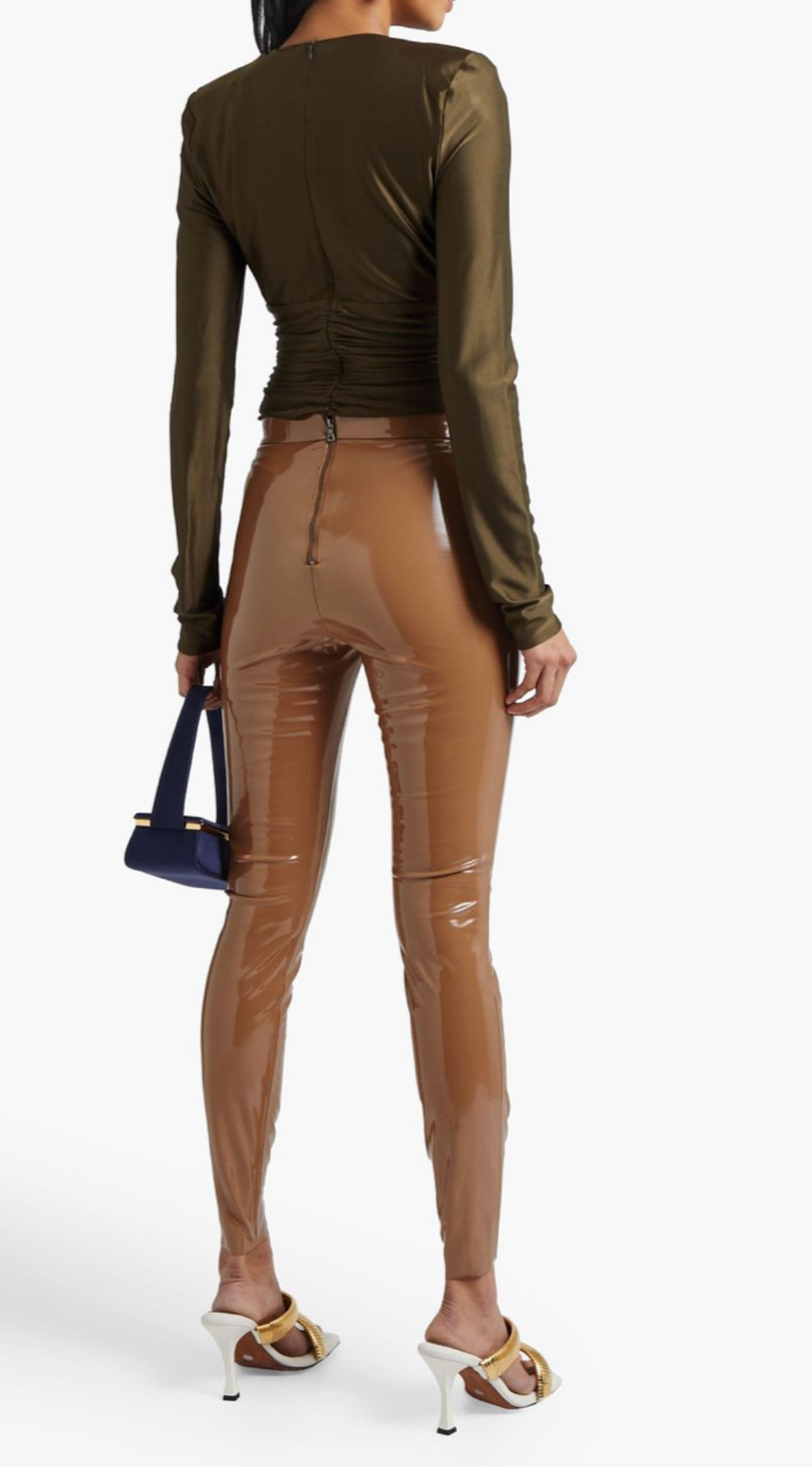 Alice + Olivia Maddox faux leather leggings