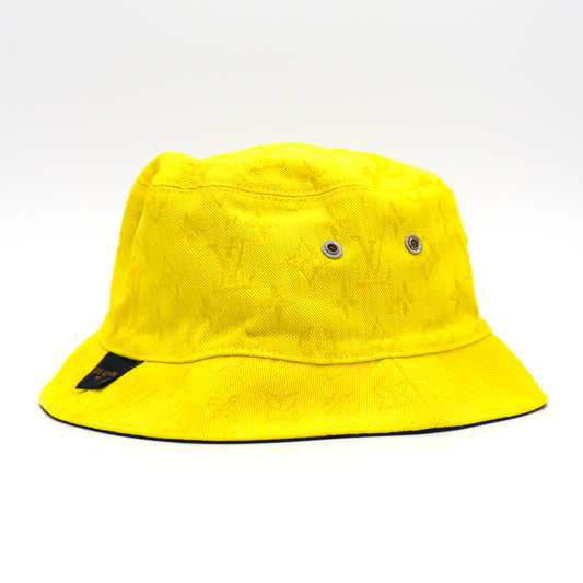 Louis Vuitton Everyday Yellow Monogram Reversible Bucket Hat