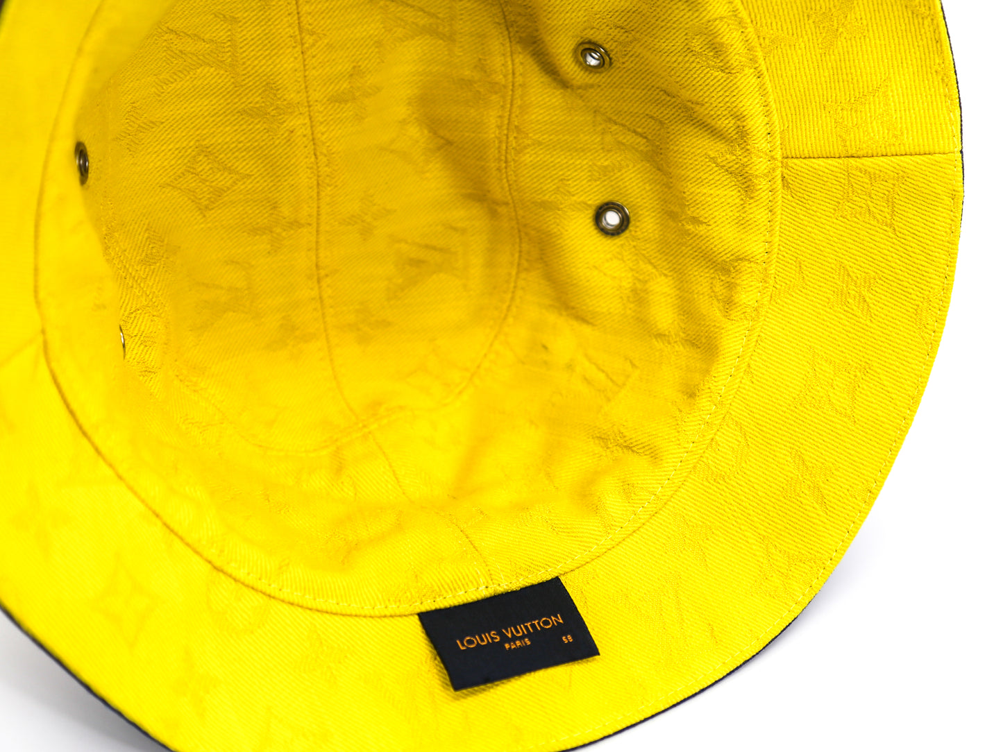 Louis Vuitton Everyday Yellow Monogram Reversible Bucket Hat