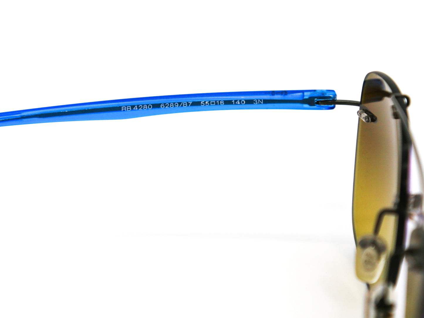 Ray-Ban Blue Gradient Mirror Square Sunglasses