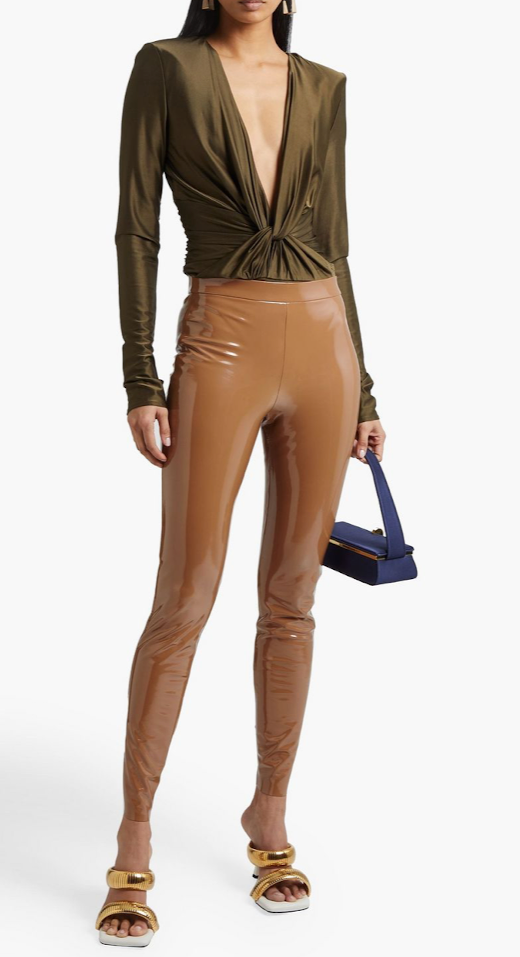 Alice + Olivia Maddox faux leather leggings