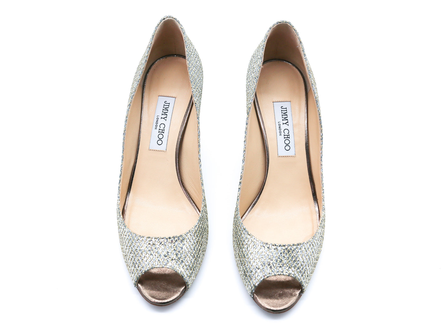 Jimmy Choo Evelyn Peep Toe Pumps