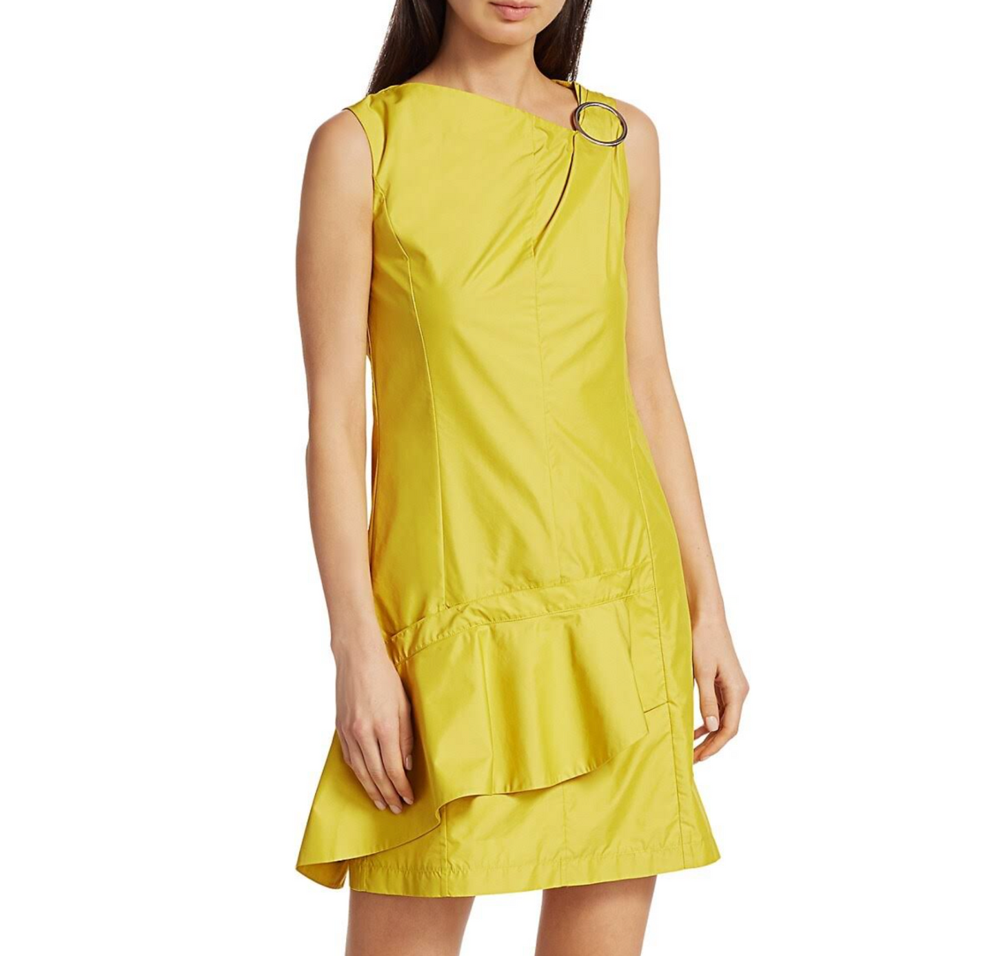 3.1 Phillip Lim Gathered Ring Ruffle Dress