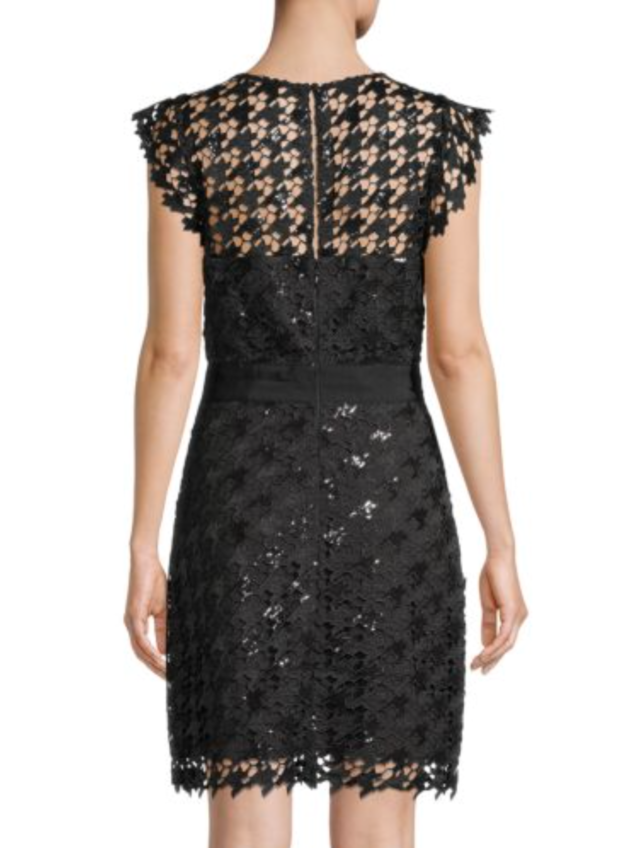 Milly Herringbone Sequin Dress