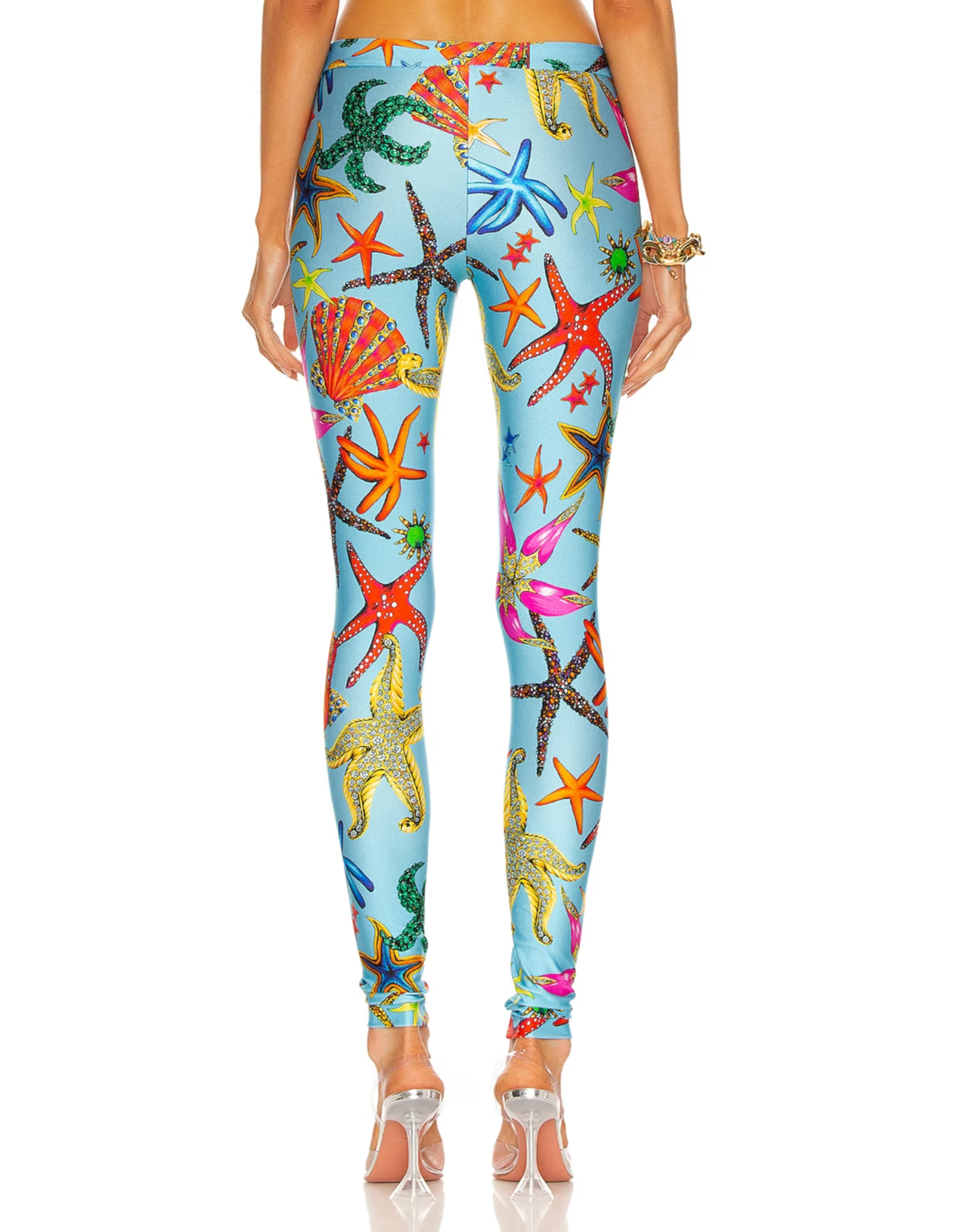 Versace Trésor De La Mer Print Leggings