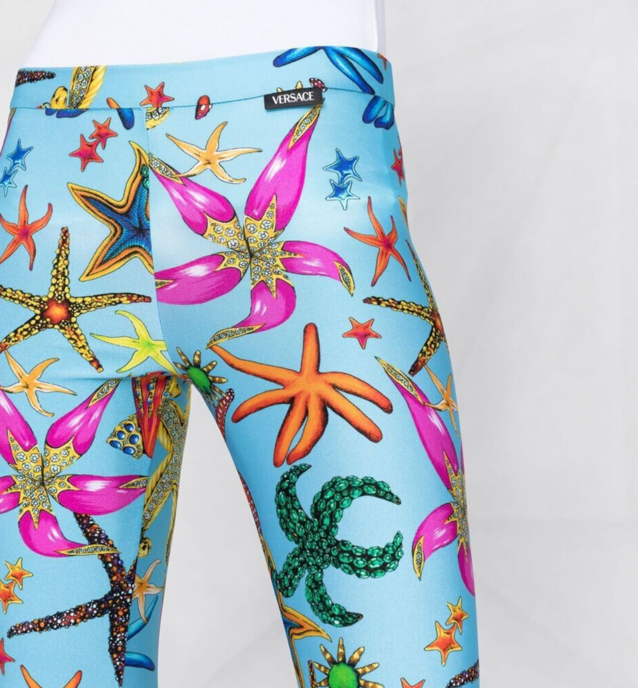 Versace Trésor De La Mer Print Leggings