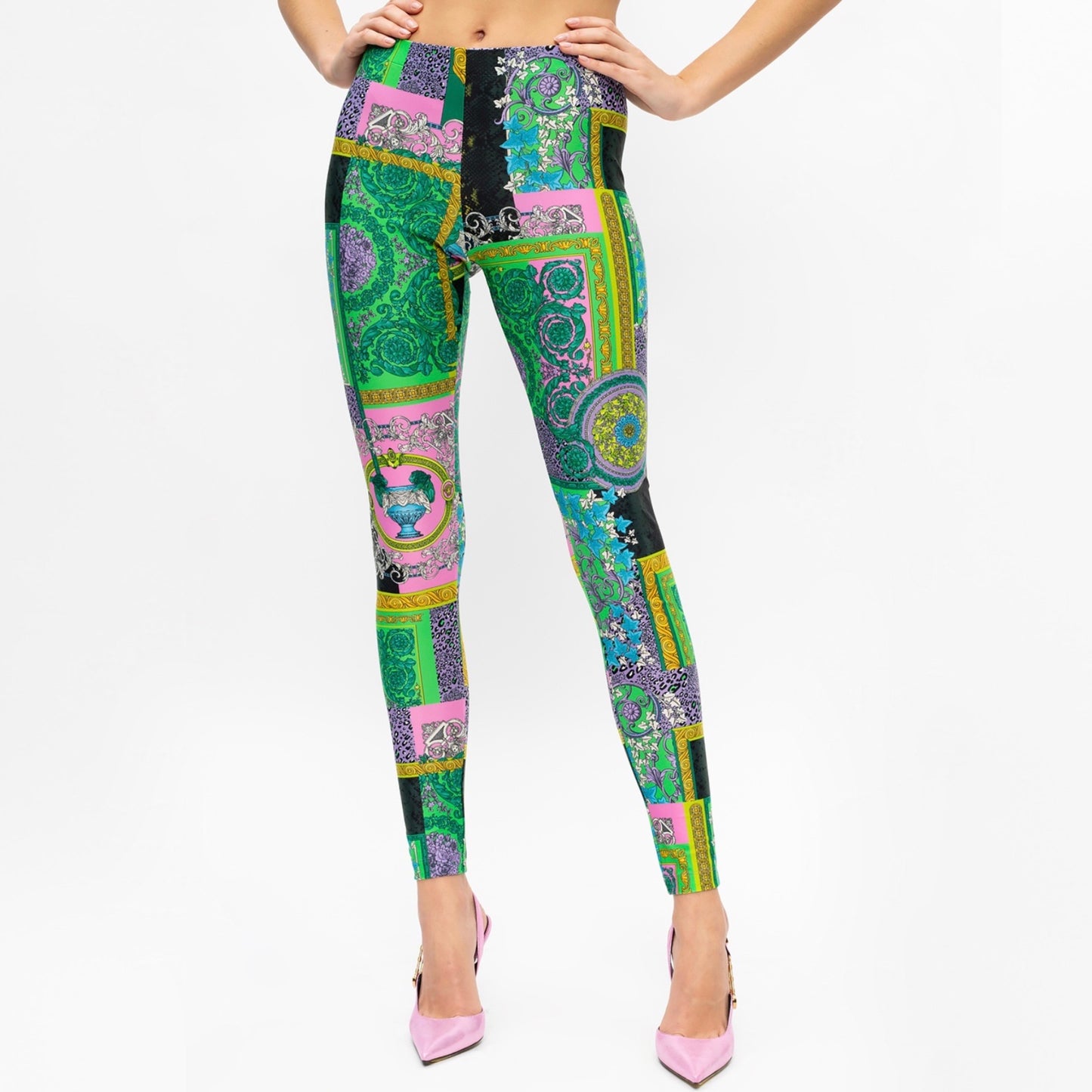 Versace Baroque Print Leggings