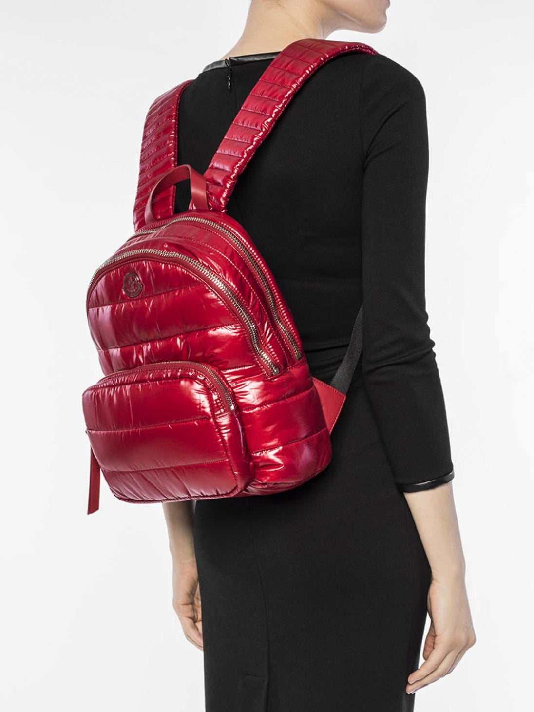 Moncler Red Kilia MM Backpack