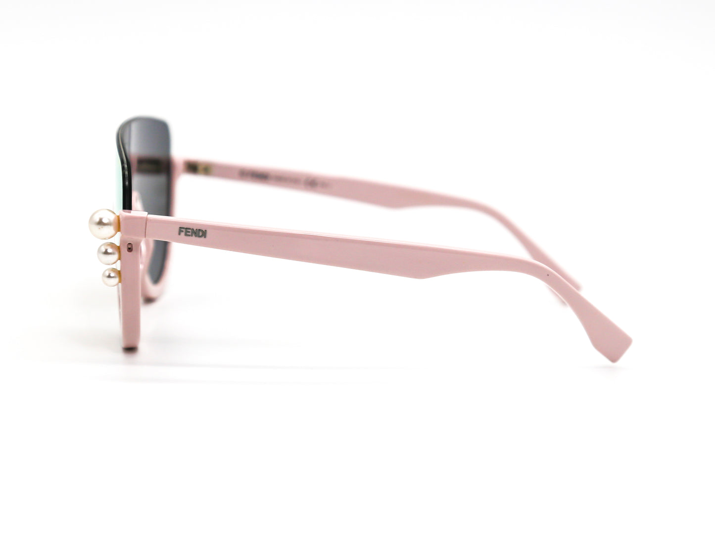 Fendi Pink 'Ribbons And Pearls' Sunglasses