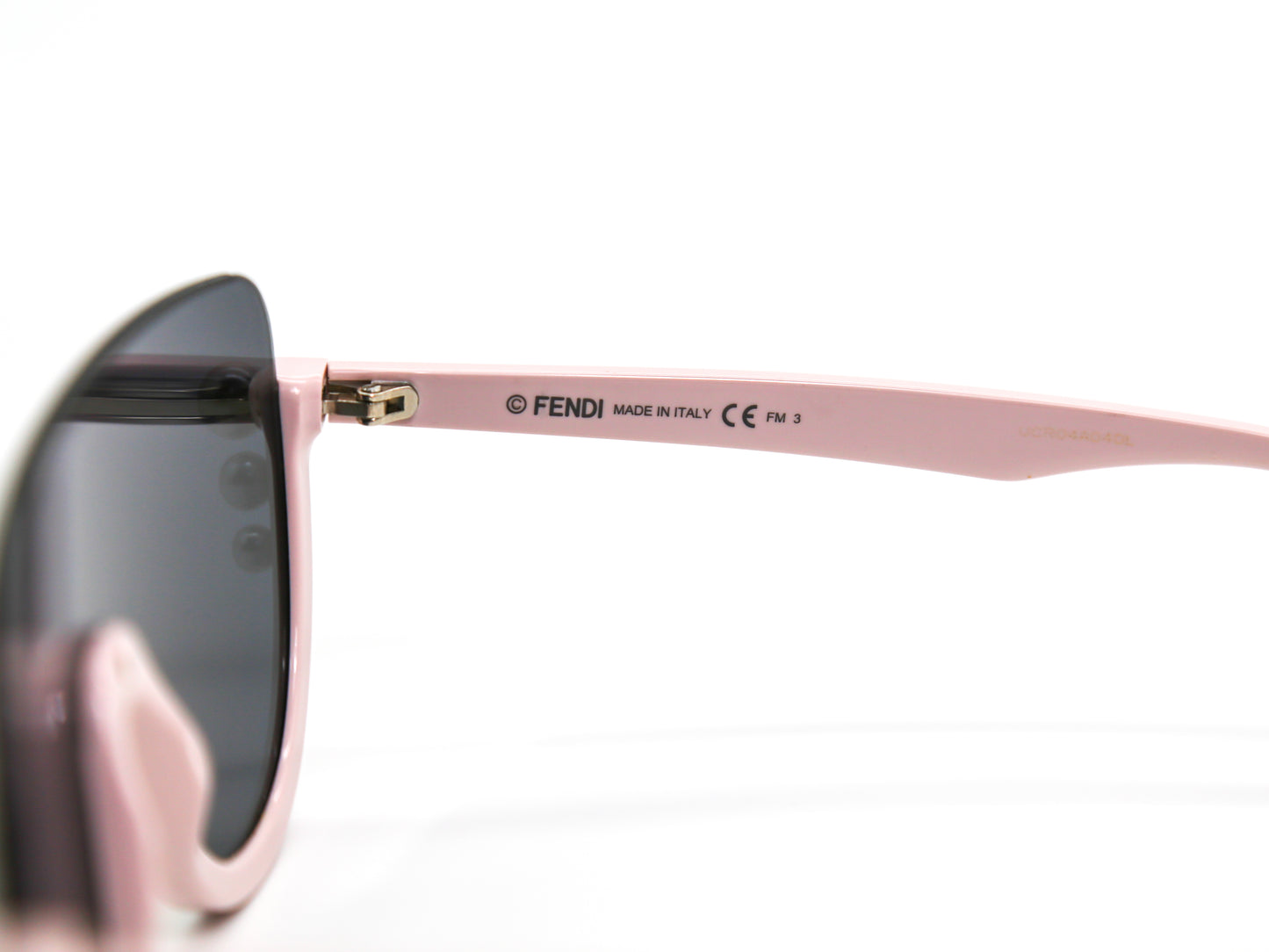 Fendi Pink 'Ribbons And Pearls' Sunglasses