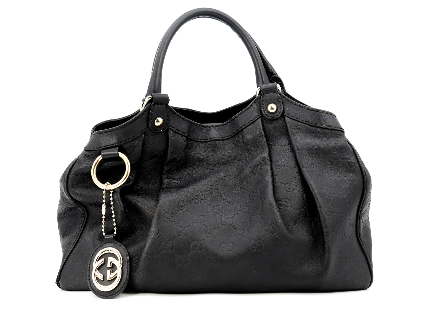 Gucci 21944 GG Black 5186J Shima Bag