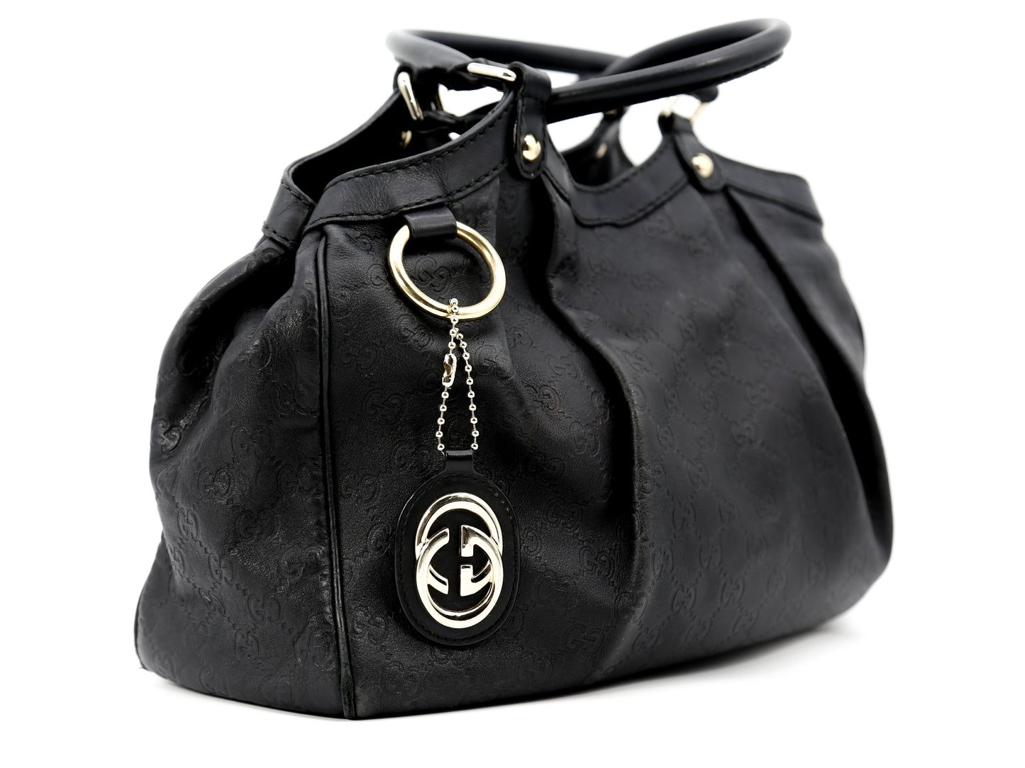 Gucci 21944 GG Black 5186J Shima Bag