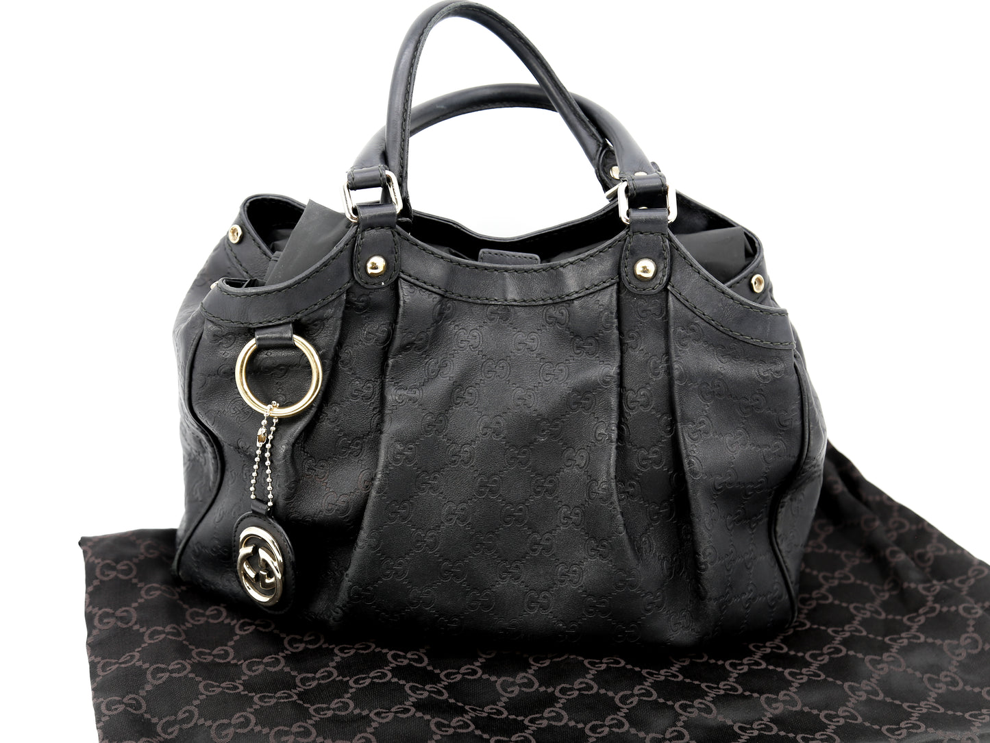 Gucci 21944 GG Black 5186J Shima Bag