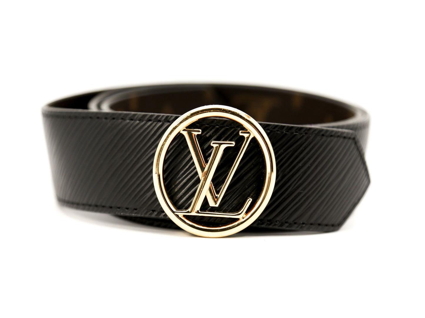 Louis Vuitton LV Circle 35mm Reversible Belt Sz 75/30