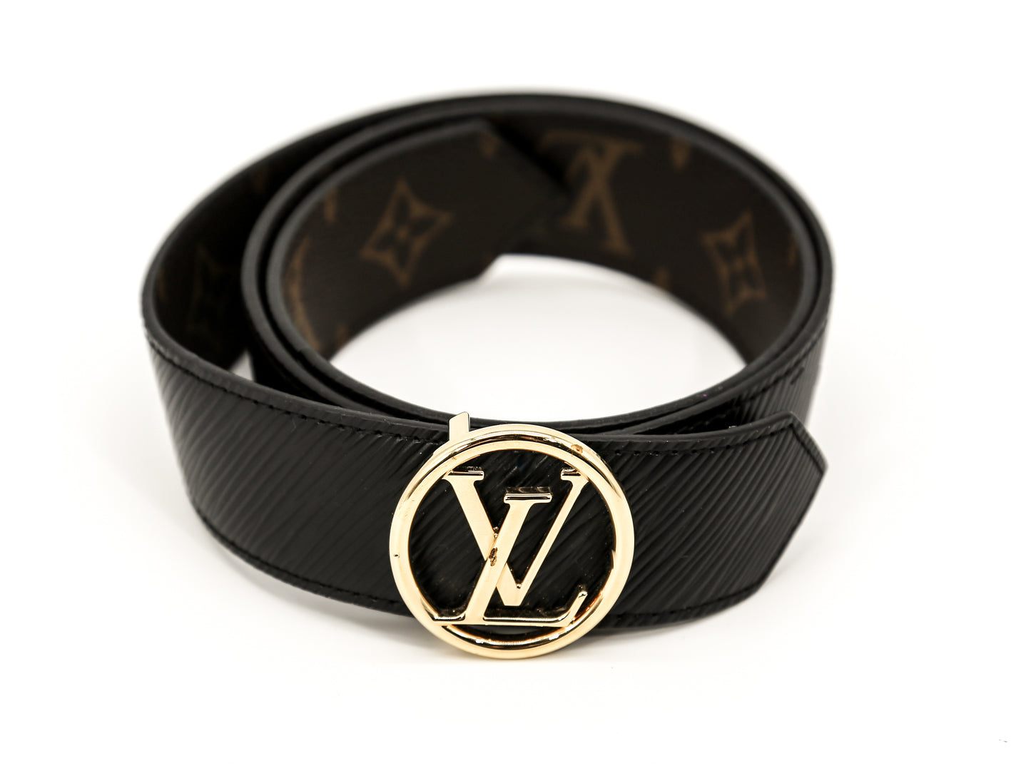 Louis Vuitton LV Circle 35mm Reversible Belt Sz 75/30